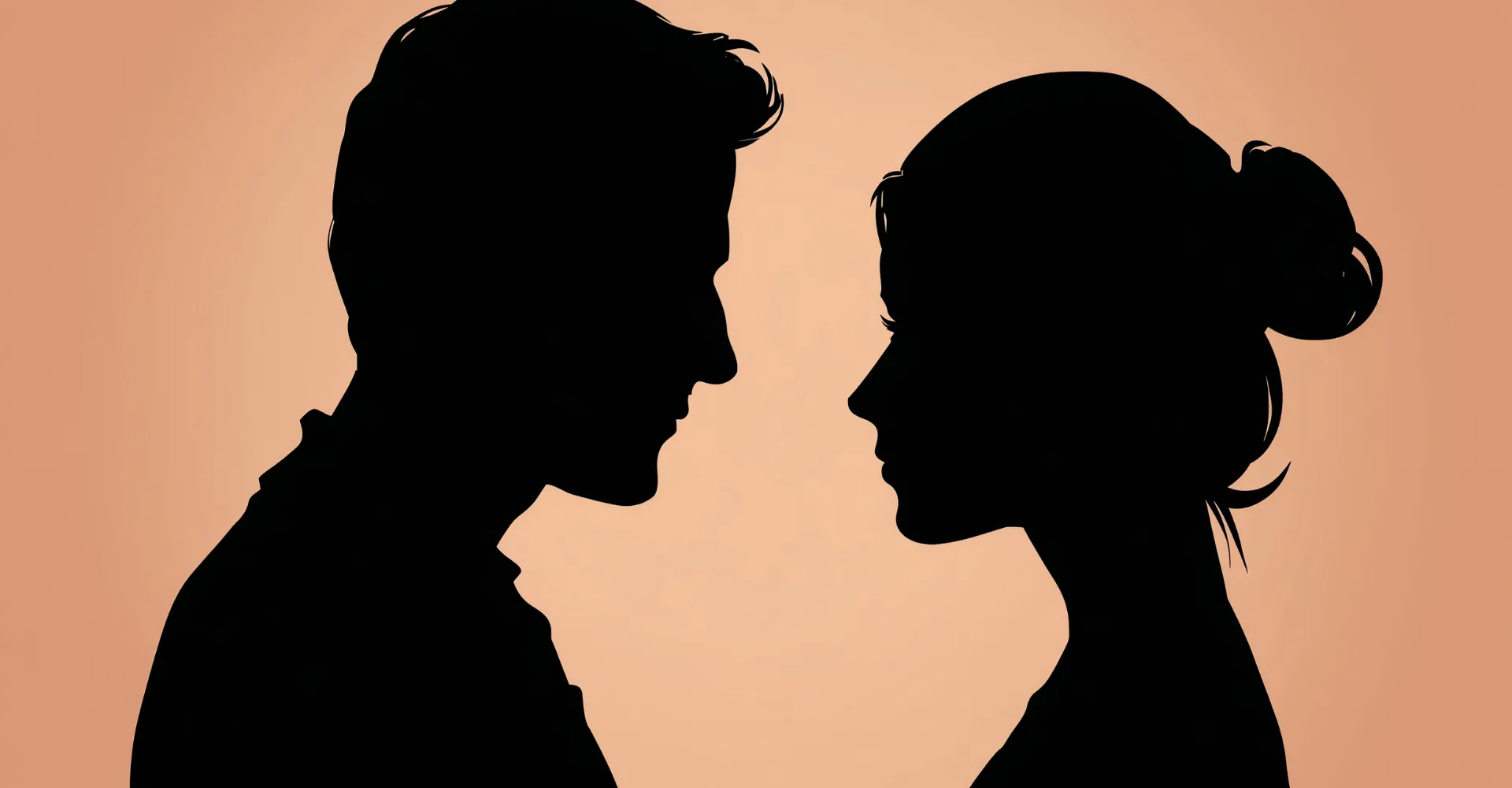 Duas pessoas conectadas simbolizando o encontro e o psicodrama.